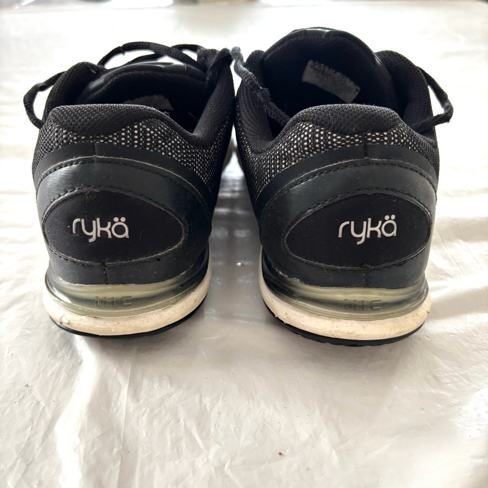 Ryka Grafik running shoes sneakers black white SZ 7 M Gently Worn - Picture 6 of 13